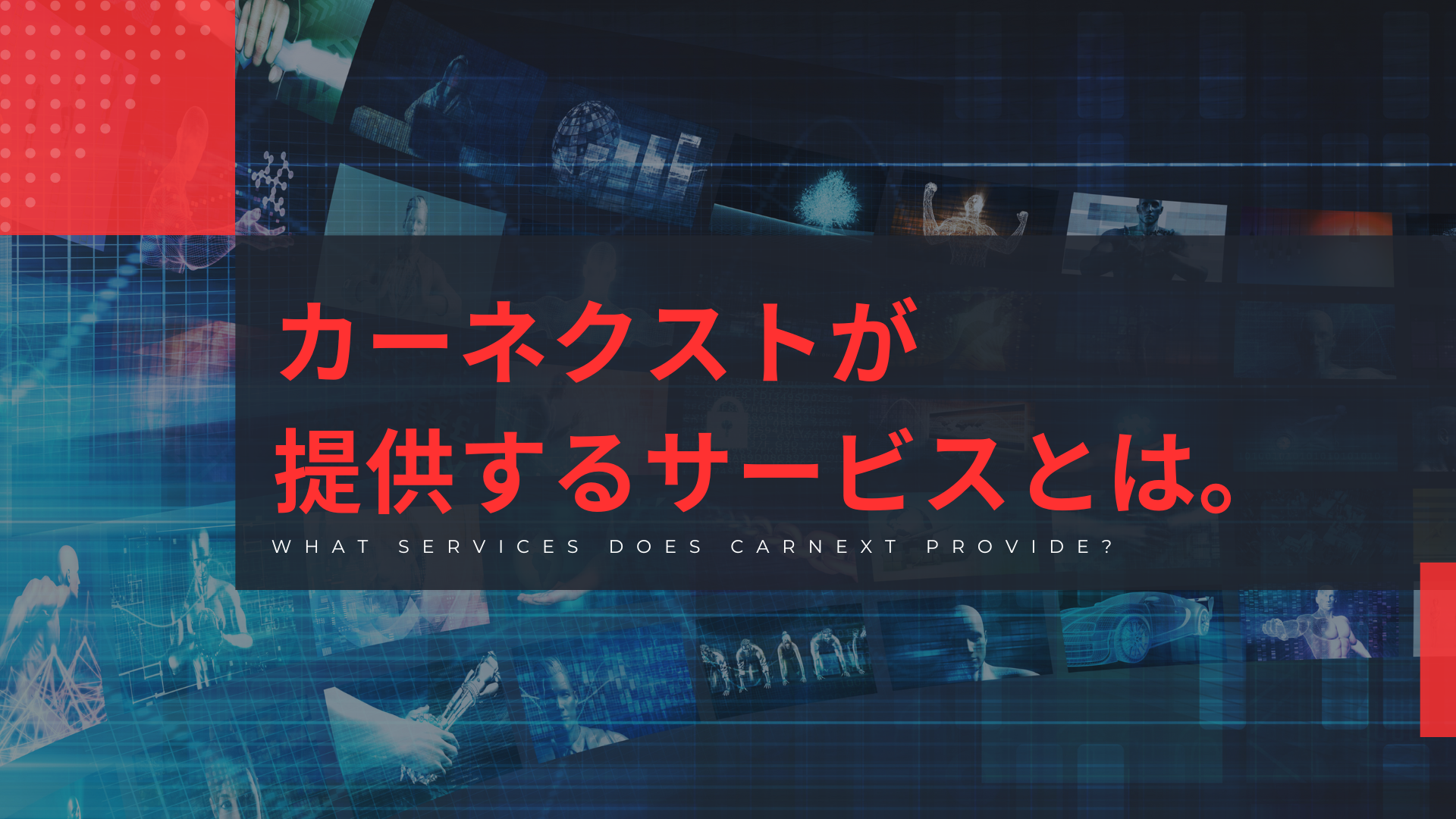 カーネクストが提供するサービス